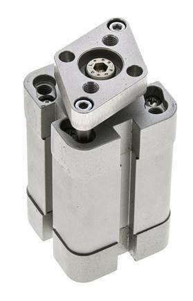 ISO 21287 Kompakter doppeltwirkender Zylinder 25-25mm - magnetisch - nicht drehend