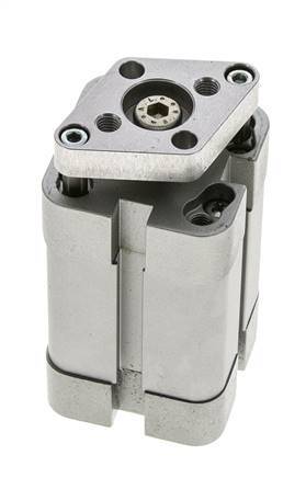 ISO 21287 Kompakter doppeltwirkender Zylinder 25-25mm - magnetisch - nicht drehend