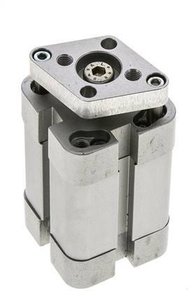 ISO 21287 Kompakter doppeltwirkender Zylinder 25-25mm - magnetisch - nicht drehend