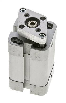 ISO 21287 Kompakter doppeltwirkender Zylinder 25-25mm - magnetisch - nicht drehend