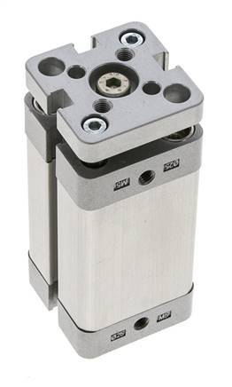 ISO 21287 Kompakter doppeltwirkender Zylinder 25-40mm - magnetisch - nicht drehend