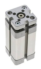 ISO 21287 Kompakter doppeltwirkender Zylinder 25-40mm - magnetisch - nicht drehend