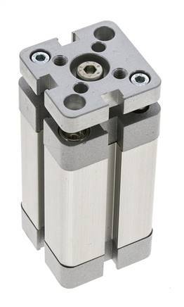 ISO 21287 Kompakter doppeltwirkender Zylinder 25-40mm - magnetisch - nicht drehend