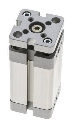 ISO 21287 Kompakter doppeltwirkender Zylinder 25-40mm - magnetisch - nicht drehend