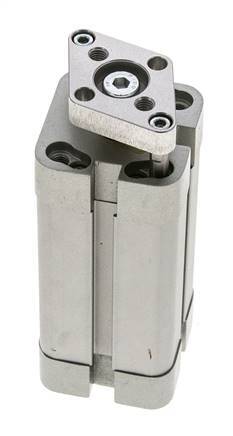 ISO 21287 Kompakter doppeltwirkender Zylinder 25-50mm - magnetisch - nicht drehend