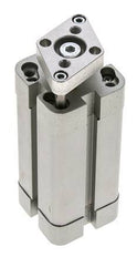 ISO 21287 Kompakter doppeltwirkender Zylinder 25-50mm - magnetisch - nicht drehend