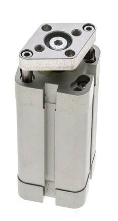 ISO 21287 Kompakter doppeltwirkender Zylinder 25-50mm - magnetisch - nicht drehend