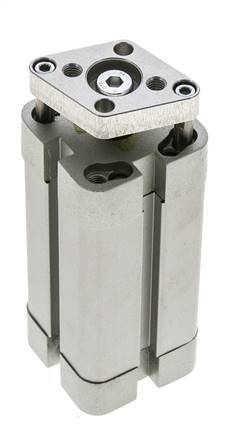 ISO 21287 Kompakter doppeltwirkender Zylinder 25-50mm - magnetisch - nicht drehend
