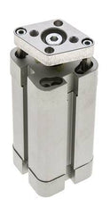 ISO 21287 Kompakter doppeltwirkender Zylinder 25-50mm - magnetisch - nicht drehend