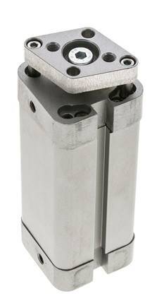 ISO 21287 Kompakter doppeltwirkender Zylinder 25-60mm - magnetisch - nicht drehend