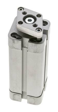 ISO 21287 Kompakter doppeltwirkender Zylinder 25-60mm - magnetisch - nicht drehend