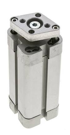 ISO 21287 Kompakter doppeltwirkender Zylinder 25-60mm - magnetisch - nicht drehend