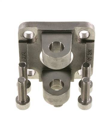 Gabelzapfen 50 mm ISO 15552 ISO 21287 Edelstahl 316 (1.4401)