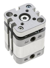 ISO 21287 Kompakter doppeltwirkender Zylinder 32-10mm - magnetisch - nicht drehend