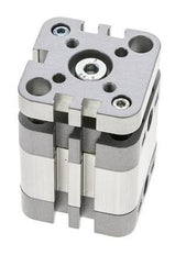 ISO 21287 Kompakter doppeltwirkender Zylinder 32-10mm - magnetisch - nicht drehend