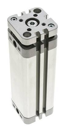 ISO 21287 Kompakter doppeltwirkender Zylinder 32-100mm - magnetisch - nicht drehend