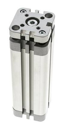 ISO 21287 Kompakter doppeltwirkender Zylinder 32-100mm - magnetisch - nicht drehend