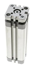 ISO 21287 Kompakter doppeltwirkender Zylinder 32-100mm - magnetisch - nicht drehend
