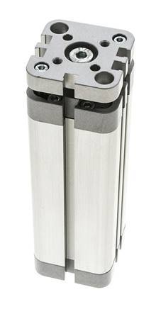 ISO 21287 Kompakter doppeltwirkender Zylinder 32-100mm - magnetisch - nicht drehend