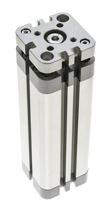 ISO 21287 Kompakter doppeltwirkender Zylinder 32-100mm - magnetisch - nicht drehend