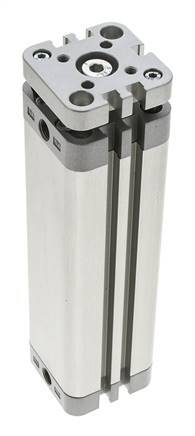 ISO 21287 Kompakter doppeltwirkender Zylinder 32-125mm - magnetisch - nicht drehend