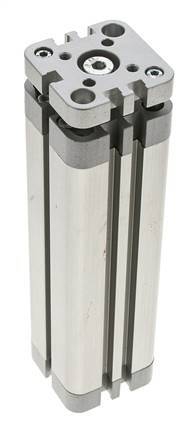 ISO 21287 Kompakter doppeltwirkender Zylinder 32-125mm - magnetisch - nicht drehend