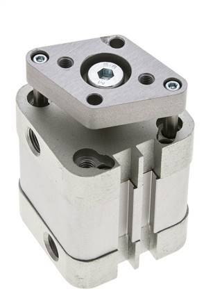 ISO 21287 Kompakter doppeltwirkender Zylinder 32-15mm - magnetisch - nicht drehend