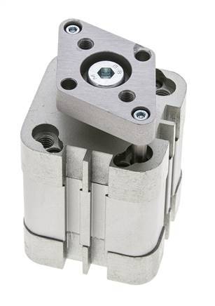 ISO 21287 Kompakter doppeltwirkender Zylinder 32-15mm - magnetisch - nicht drehend