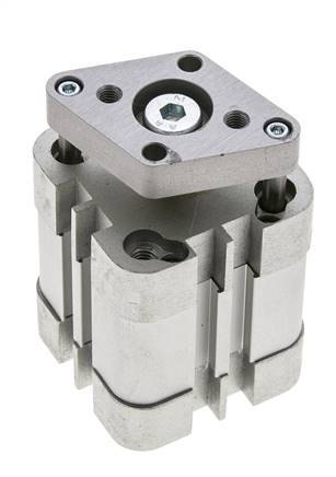 ISO 21287 Kompakter doppeltwirkender Zylinder 32-15mm - magnetisch - nicht drehend