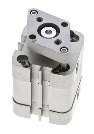 ISO 21287 Kompakter doppeltwirkender Zylinder 32-15mm - magnetisch - nicht drehend