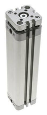ISO 21287 Kompakter doppeltwirkender Zylinder 32-150mm - magnetisch - nicht drehend