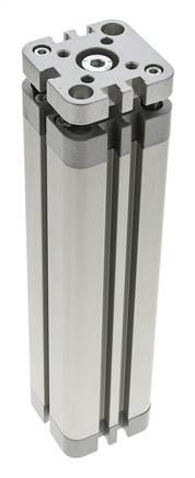 ISO 21287 Kompakter doppeltwirkender Zylinder 32-150mm - magnetisch - nicht drehend