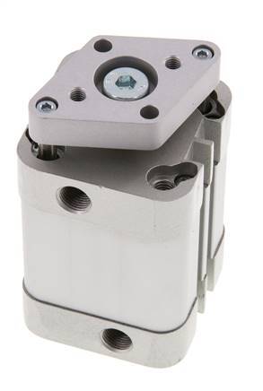 ISO 21287 Kompakter doppeltwirkender Zylinder 32-25mm - magnetisch - nicht drehend