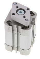 ISO 21287 Kompakter doppeltwirkender Zylinder 32-25mm - magnetisch - nicht drehend