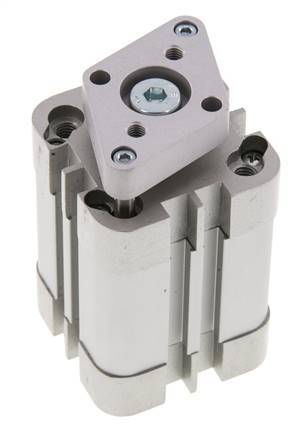 ISO 21287 Kompakter doppeltwirkender Zylinder 32-25mm - magnetisch - nicht drehend
