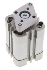 ISO 21287 Kompakter doppeltwirkender Zylinder 32-25mm - magnetisch - nicht drehend