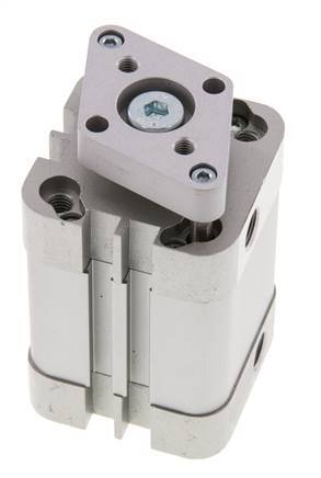 ISO 21287 Kompakter doppeltwirkender Zylinder 32-25mm - magnetisch - nicht drehend