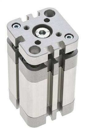 ISO 21287 Kompakter doppeltwirkender Zylinder 32-30mm - magnetisch - nicht drehend