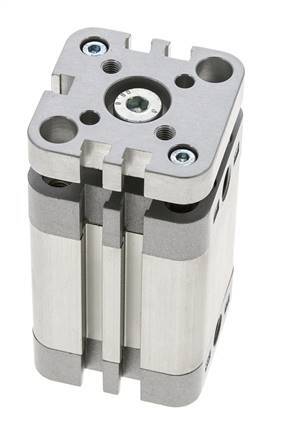 ISO 21287 Kompakter doppeltwirkender Zylinder 32-30mm - magnetisch - nicht drehend