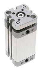 ISO 21287 Kompakter doppeltwirkender Zylinder 32-50mm - magnetisch - nicht drehend