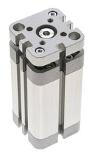 ISO 21287 Kompakter doppeltwirkender Zylinder 32-50mm - magnetisch - nicht drehend