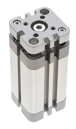 ISO 21287 Kompakter doppeltwirkender Zylinder 32-50mm - magnetisch - nicht drehend