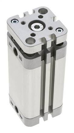 ISO 21287 Kompakter doppeltwirkender Zylinder 32-60mm - magnetisch - nicht drehend