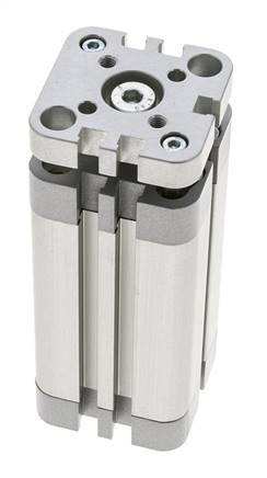 ISO 21287 Kompakter doppeltwirkender Zylinder 32-60mm - magnetisch - nicht drehend