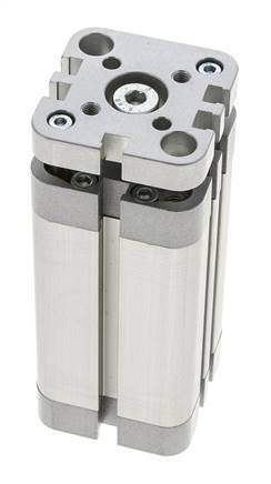ISO 21287 Kompakter doppeltwirkender Zylinder 32-60mm - magnetisch - nicht drehend