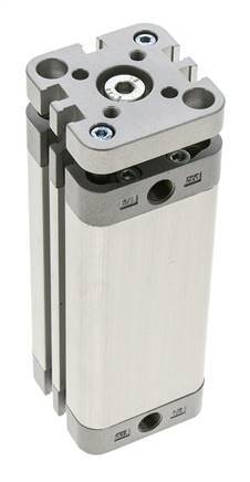ISO 21287 Compact Double Acting Cylinder 32-80mm - Magnetic - Non-Rotating