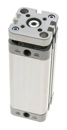 ISO 21287 Kompakter doppeltwirkender Zylinder 32-80mm - magnetisch - nicht drehend