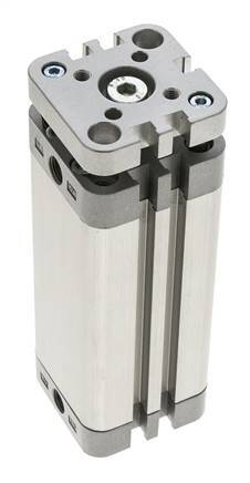 ISO 21287 Kompakter doppeltwirkender Zylinder 32-80mm - magnetisch - nicht drehend