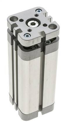 ISO 21287 Kompakter doppeltwirkender Zylinder 32-80mm - magnetisch - nicht drehend