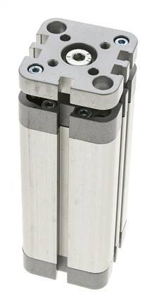 ISO 21287 Kompakter doppeltwirkender Zylinder 32-80mm - magnetisch - nicht drehend